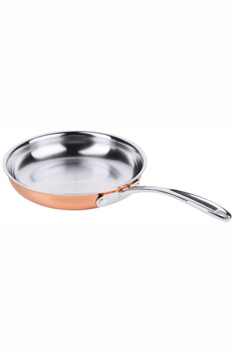 [CTO-8773/200] Flambierpfanne Contacto mit Schüttrand (Kupfer) (20cm, 40mm)