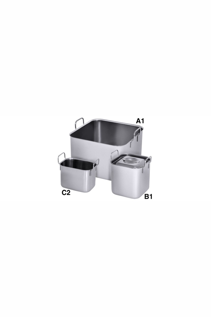 Bain Marie-Einsätze Serie B Contacto mittel aus Edelstahl