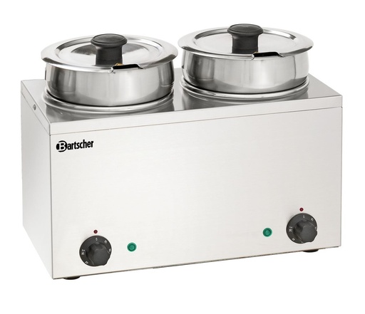 [BAR-606035] Bain Marie Hotpot Bartscher (2, 0.3kW, 3.5, 240mm, 415mm, 320mm)