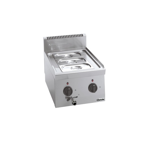 [BAR-131760] Bain Marie Serie 600 Bartscher (1, 3 x 1/4 GN, 1.4kW, 400mm)