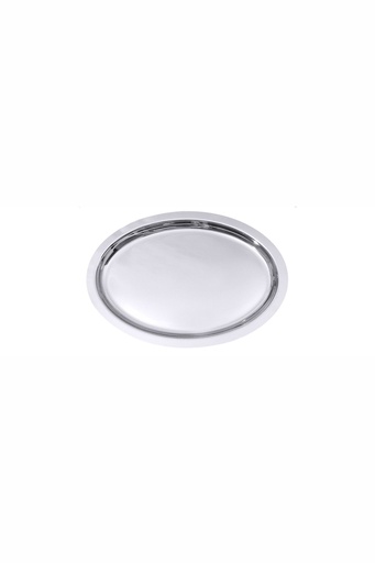 [CTO-6908/560] Bankett-Servierplatte Contacto oval aus Edelstahl (560mm, 400mm)
