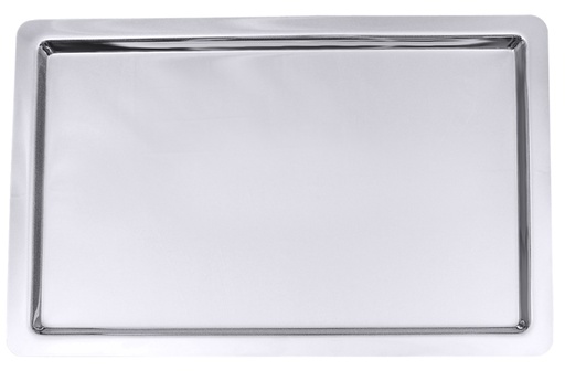 [CTO-6910/075] Bankett-Servierplatte Contacto rechteckig aus Edelstahl (750mm, 500mm)