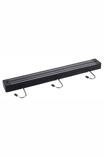[CTO-7987/033] Magnet-Messerhalter Contacto mit zwei Magnetschienen und mit Haken (33cm)