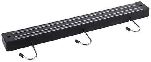 [CTO-7987/033] Magnet-Messerhalter Contacto mit zwei Magnetschienen und mit Haken (33cm)