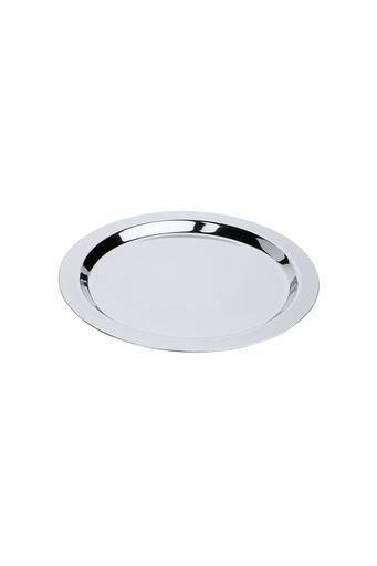 [CTO-6905/320] Bankett-Servierplatte Contacto rund aus Edelstahl (32cm)