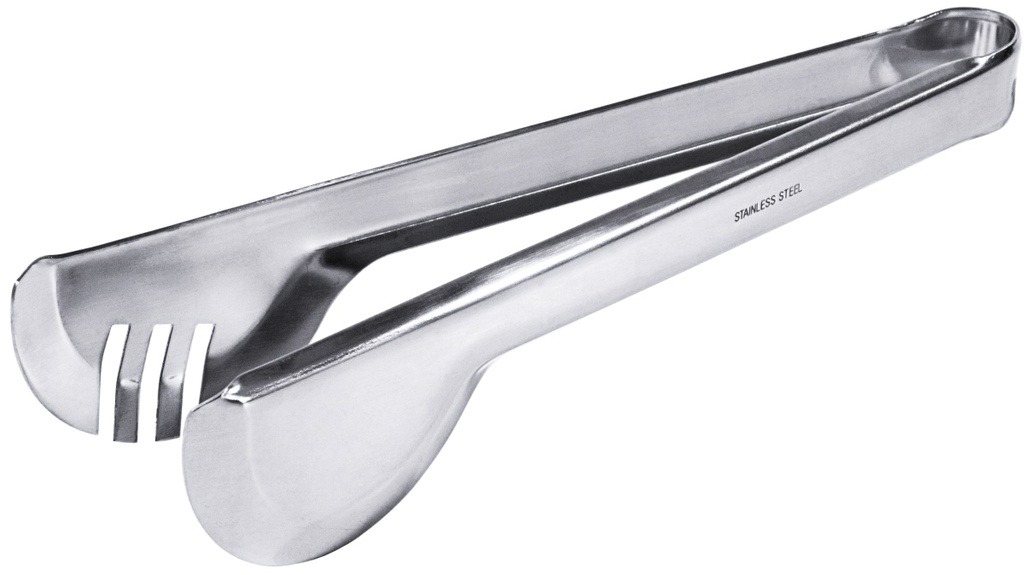 Servierzange 24cm, geschlitzt/geschlossen