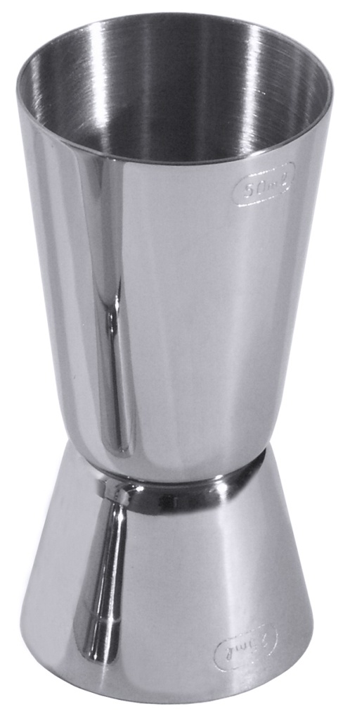 Cocktail-Maß graduiert aus Edelstahl 18/10