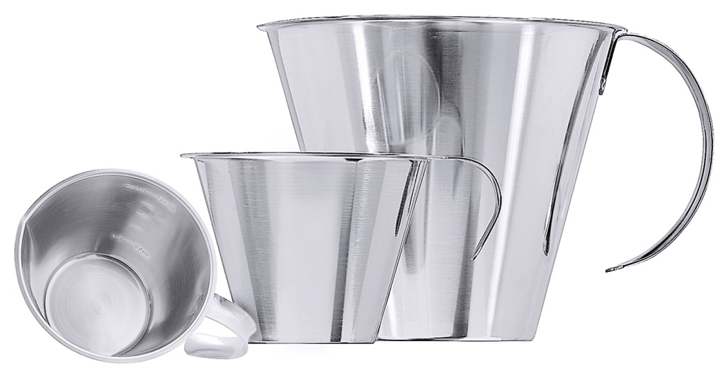 Messbecher aus Edelstahl 18/10