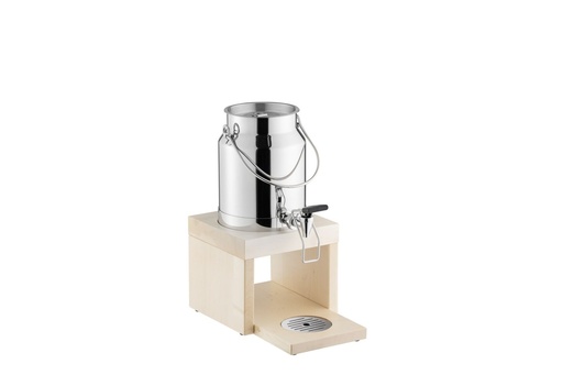 [APS-10836] Milchdispenser APS 'Bridge' (Edelstahl, Ahornholz, 310mm, 200mm, 390mm, hell, 3.0)