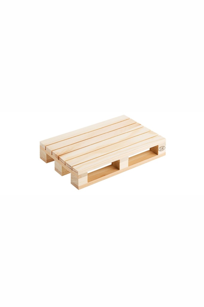 Mini-Holzpalette Contacto aus unbehandeltem Holz