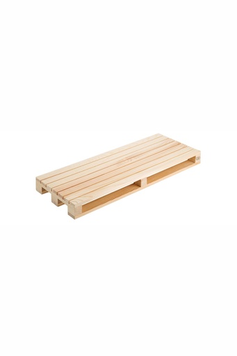 [CTO-3898/400] Mini-Holzpalette Contacto aus unbehandeltem Holz (350mm, 200mm, 35mm)