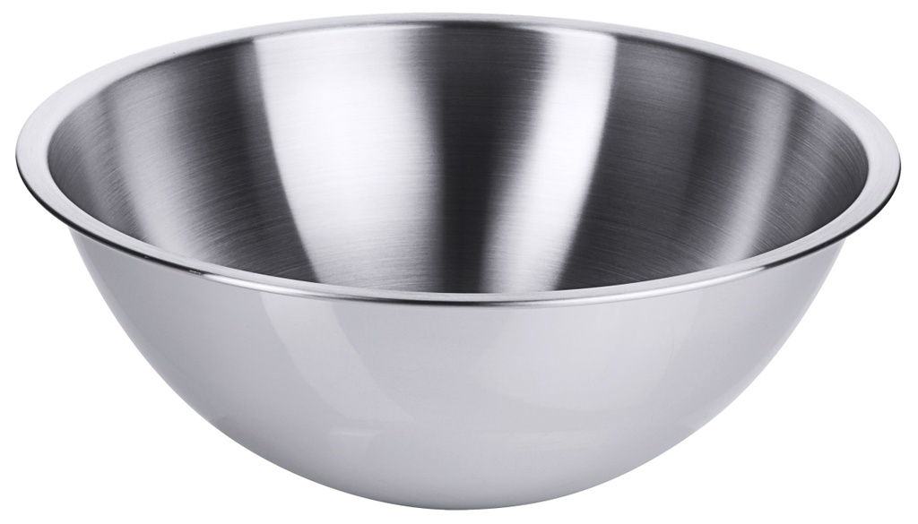 Mixerschüssel aus Edelstahl 18/10 hochglanzpoliert