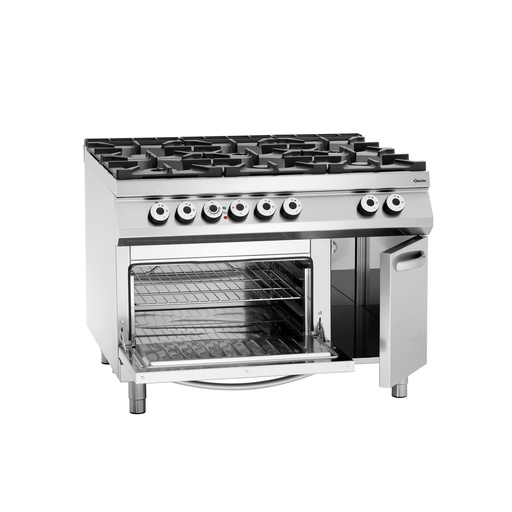[BAR-2952481] Elektro-/Gasherd Serie 900, mit 6 Flammen Bartscher (37.5kW, Elektro)