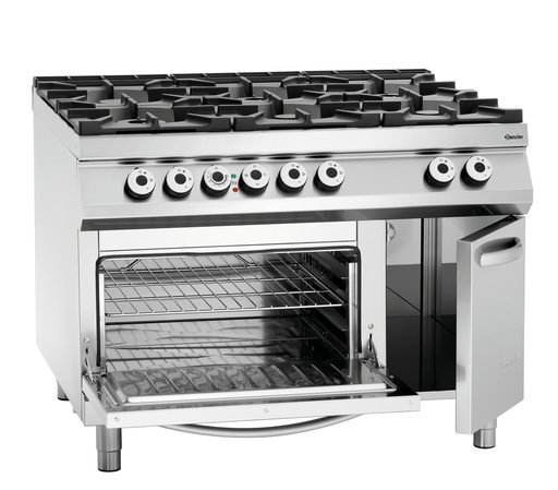 [BAR-2952481] Elektro-/Gasherd Serie 900, mit 6 Flammen Bartscher (Elektro, 37.5kW)