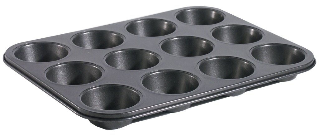 Muffinform Contacto mit Antihaftbeschichtung 12 Stck. (Ø 70x30 mm)