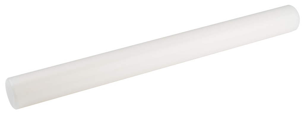 Nudelholz/ Rollwalze Contacto aus weißem Polyethylen Länge: 50cm ∅ 4,5cm