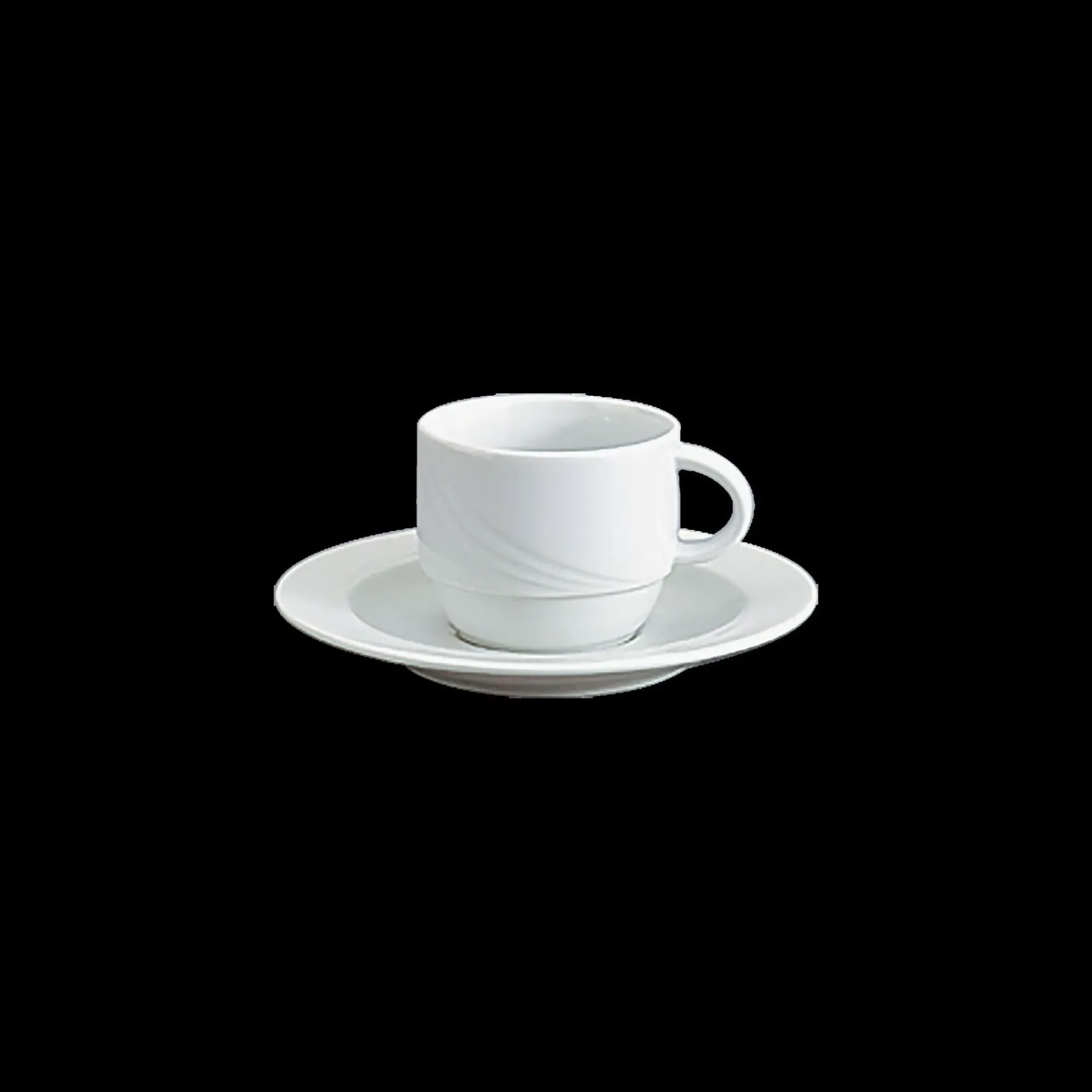 [BAU-618510911000000] Kaffeetasse, stapelbar DONNA Bauscher (95g, 50mm, 0.09)