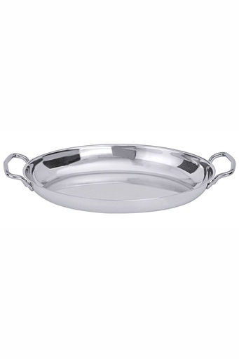 [CTO-6806/260] Beilagenschale Contacto oval aus Edelstahl (260mm, 170mm, 1.0)