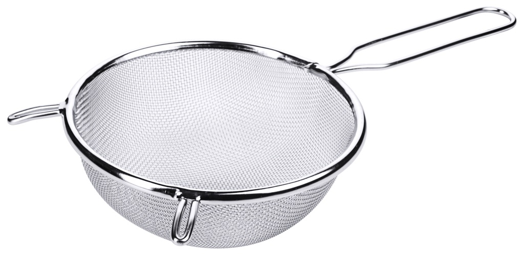 Passiersieb runde Form ganz aus Edelstahl 18/10