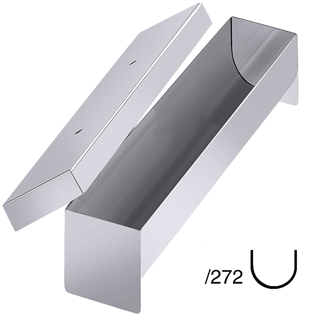 Pastetenform halbrund (Dachrinne) 27,5x 5cm