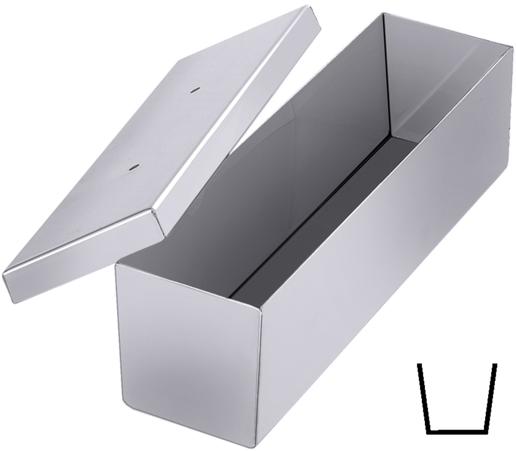 Pasteten-/Brotkastenform 30cm aus Edelstahl