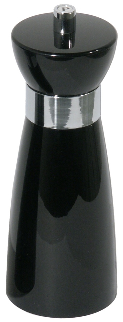 Pfeffermühle aus schwarzem Acrylglas