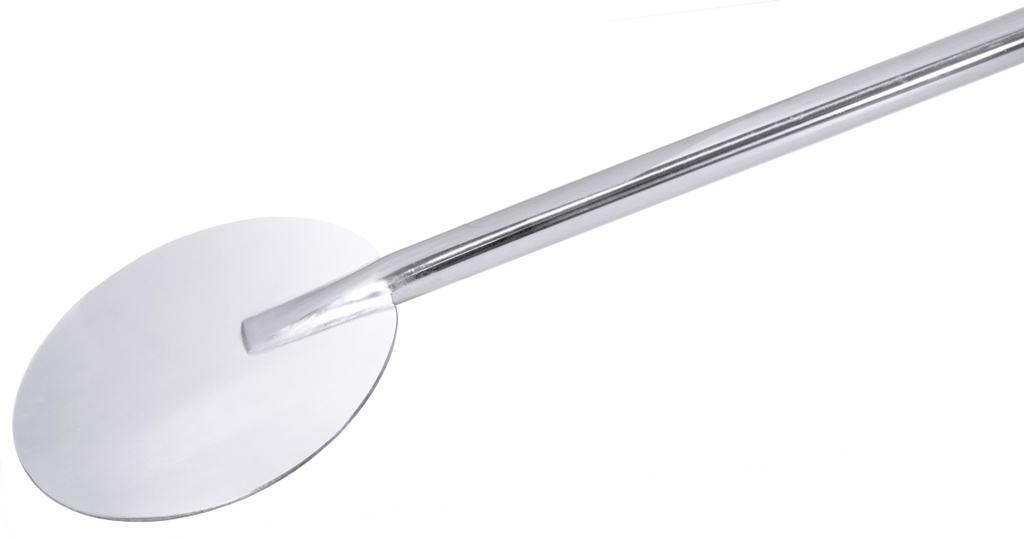 Pizzaschaufeln rund ganz aus Edelstahl