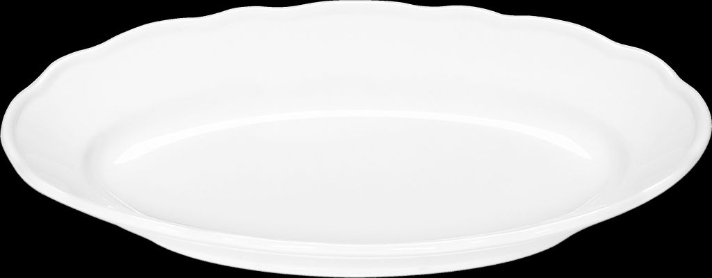 Servierplatten MARIE CHRISTINE oval, mit Fahne