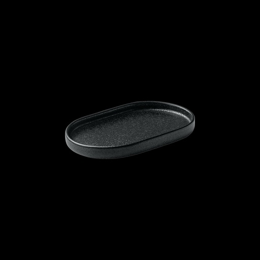 [BAU-701201891021090] Servierplatten NARA, oval (schwarz, 180mm, 110mm, 20mm, 323g)