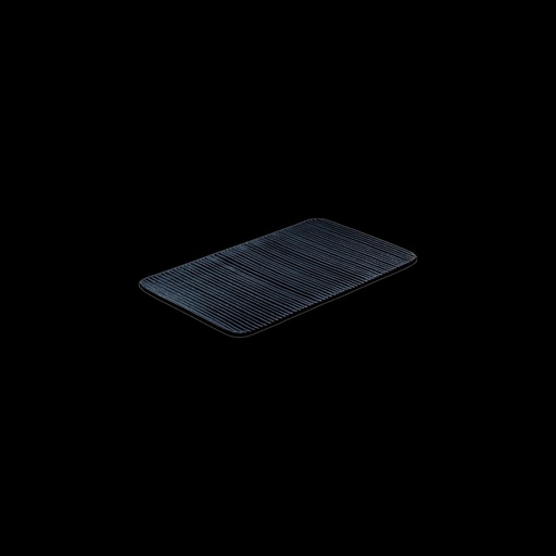 [BAU-701218091021090] Servierplatten NARA, rechteckig (schwarz, 1055g)