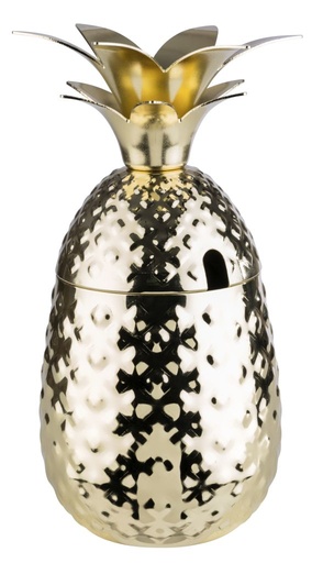 [APS-93335] Becher PINEAPPLE APS 0,35L (Edelstahl, gold, 9cm, 190mm)