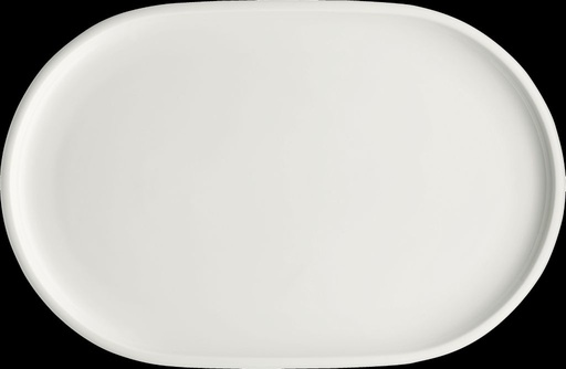 [BAU-9 25 2236 1] Coup-Servierplatte, oval SHIRO Schönwald (weiß, 360mm, 235mm, 26mm, 1140g)