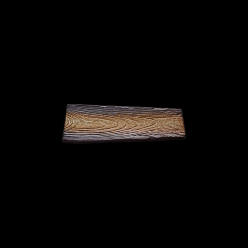[BAU-701213691000565] Servierplatten TERRA eckig, mit Struktur (360mm, 1100g)