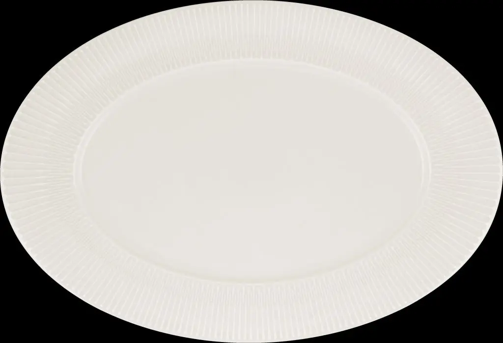 Servierplatten VIBES oval, mit Fahne und Relief
