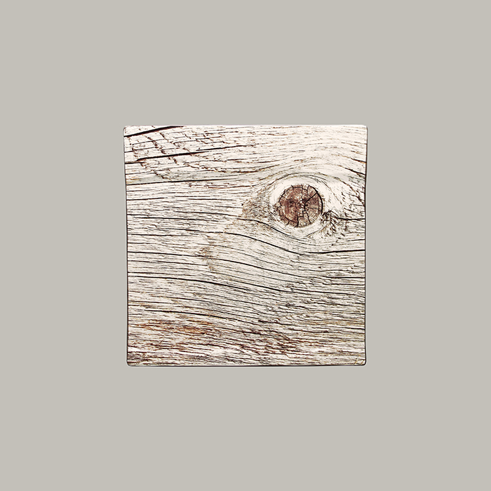 Servierplatten 25 x 25cm WOODSTYLE, quadratisch RAK Porzellan