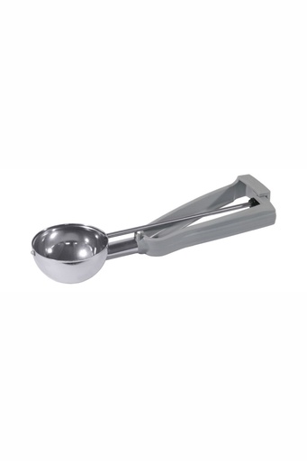 [CTO-69/008] Portionierer Contacto aus Edelstahl mit farbigem Griff (1/8l, grau, 7.1cm)