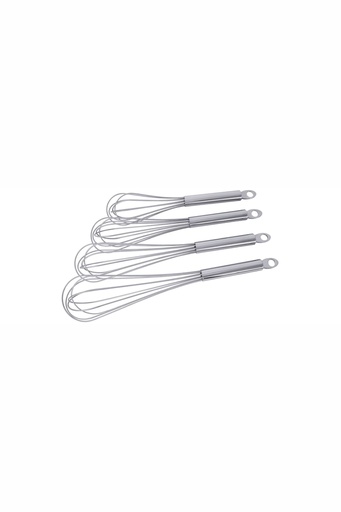 [CTO-911/300] Rührbesen Contacto aus Edelstahl mit 10 dicken Drähten und Aufhängeschlaufe (31cm, 10cm)