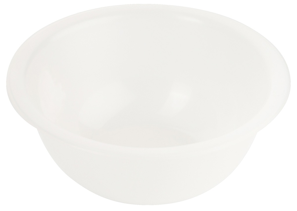 Rührschüsseln stapelbar aus transparent-weißem Polypropylen