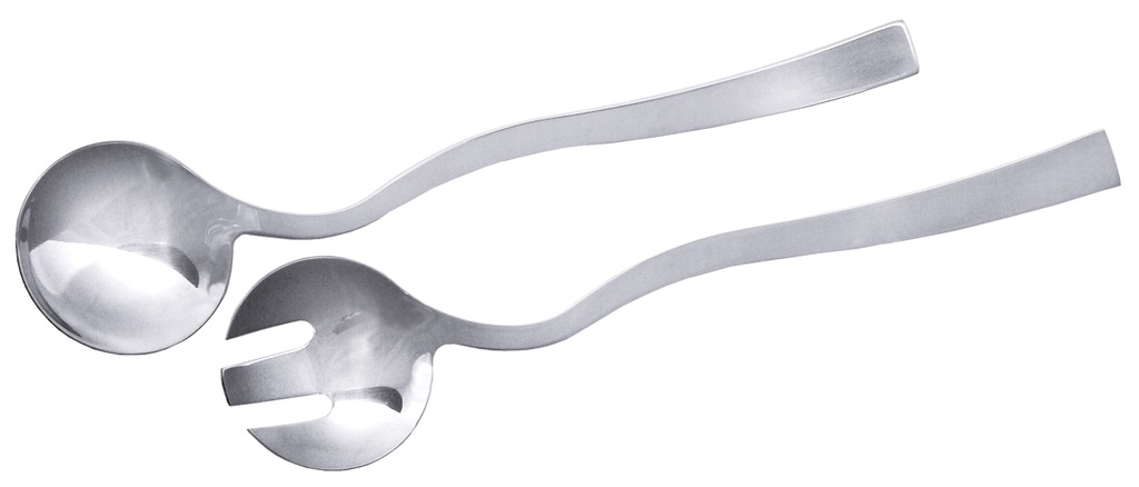 Salatbesteck 29cm zweiteilig aus Edelstahl 18/10