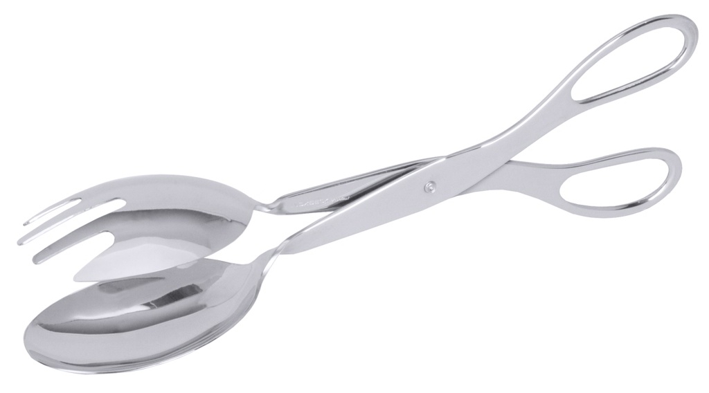 Salatzange Contacto 25cm geschlossen/geschlitzt