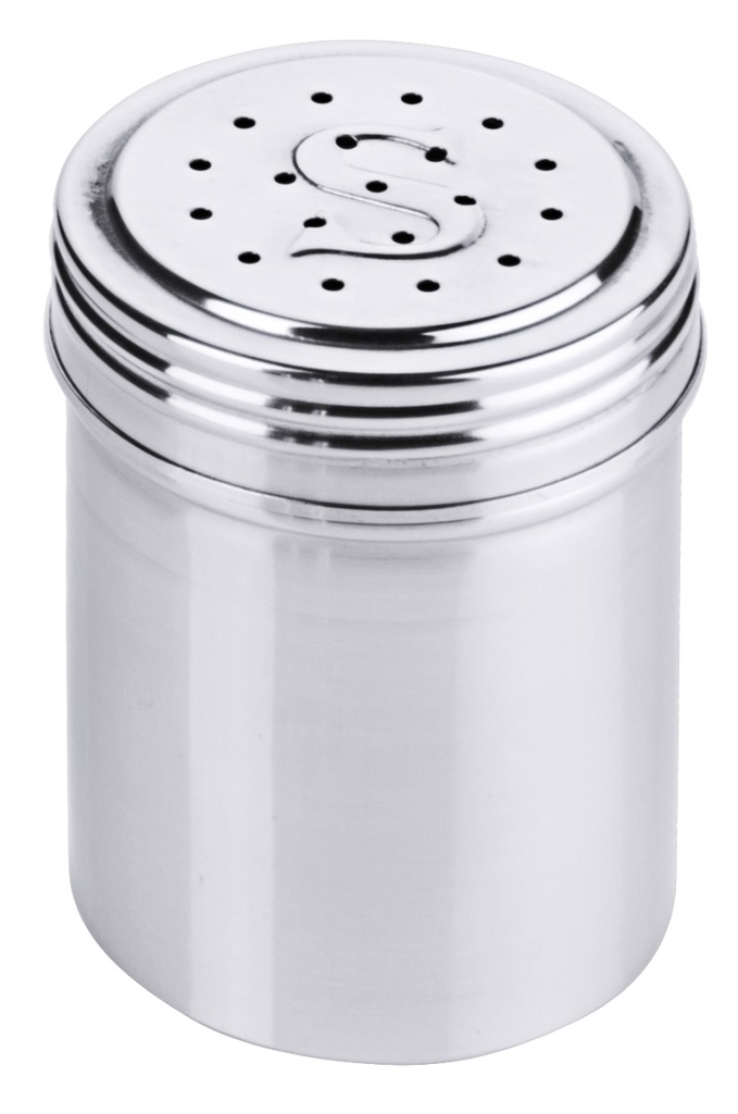 Salzstreuer aus Edelstahl mit Schraubkappe