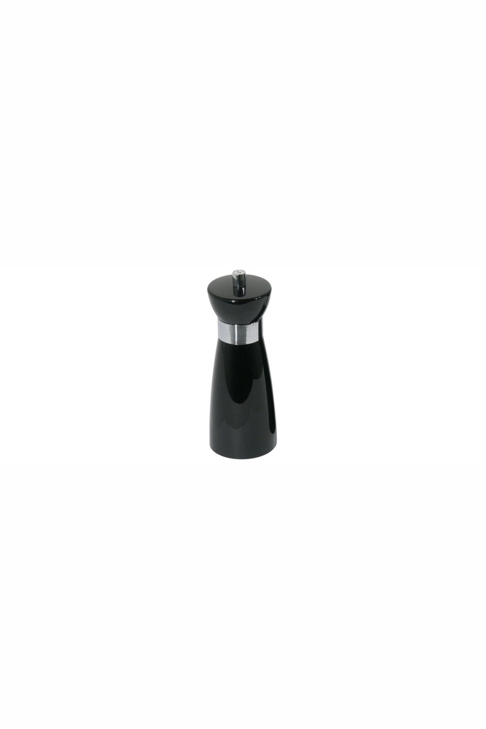 Salzmühle Contacto 0,15 Liter aus schwarzem Acrylglas