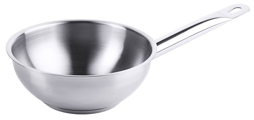[CTO-2212/160] Sauteusen Contacto matt poliert mit Schüttrand (16cm, 65mm, 1.0)