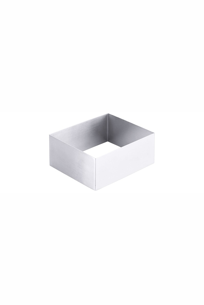 Mousseform/ Schaumspeiseform Contacto aus Edelstahl quadratisch