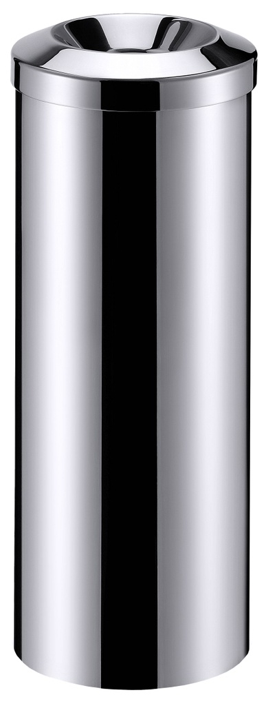 Papierkorb aus Edelstahl selbstlöschend