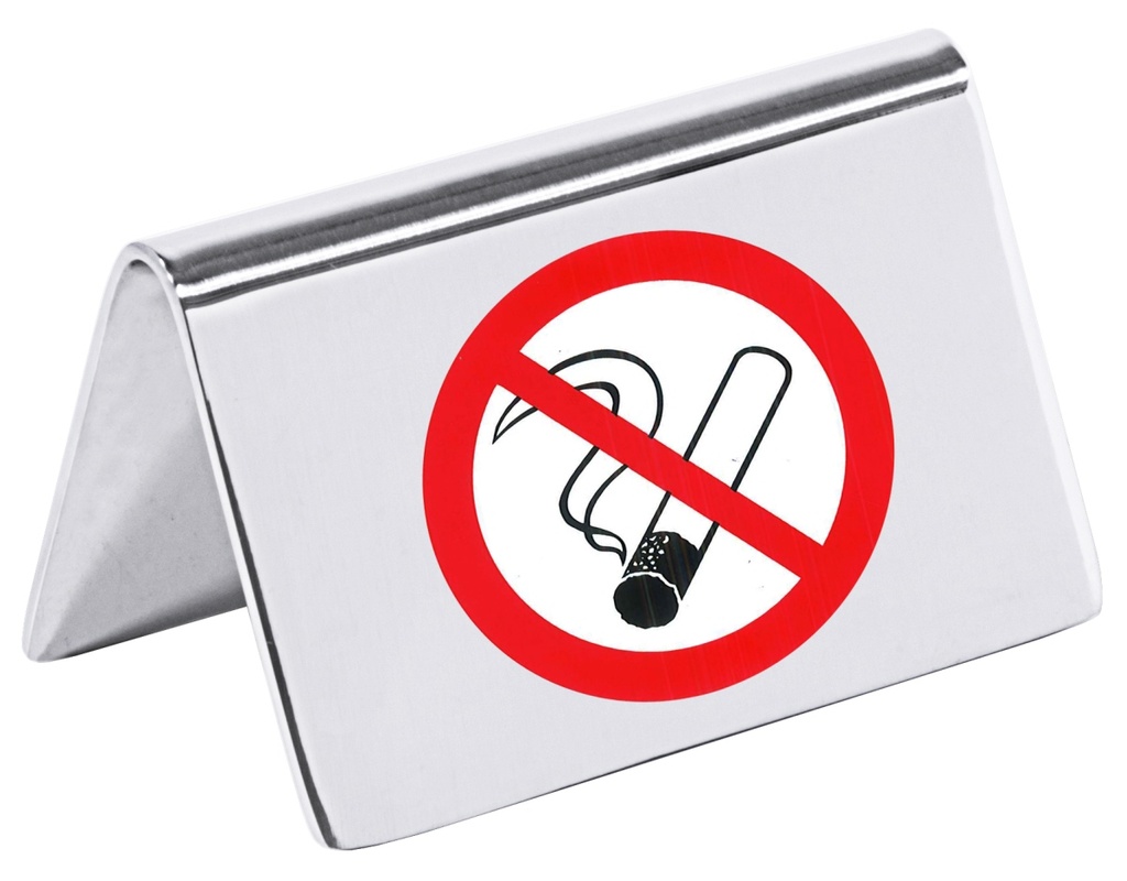 Nichtraucherschild Contacto Tisch-Aufsteller 