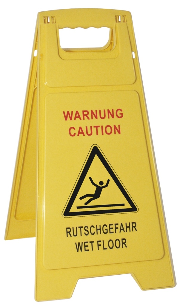 Warnschild Rutschgefahr Contacto "Warnung vor erhöhter Rutschgefahr"