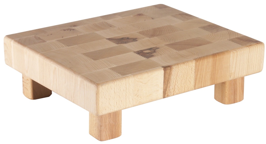 Holzblock GN 1/2 aus 5cm starkem Buchen-Stirnholz 