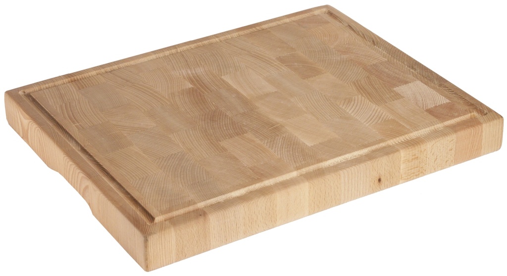 Holzschneidblock GN 1/1 as 5cm starkem Buchen-Stirnholz