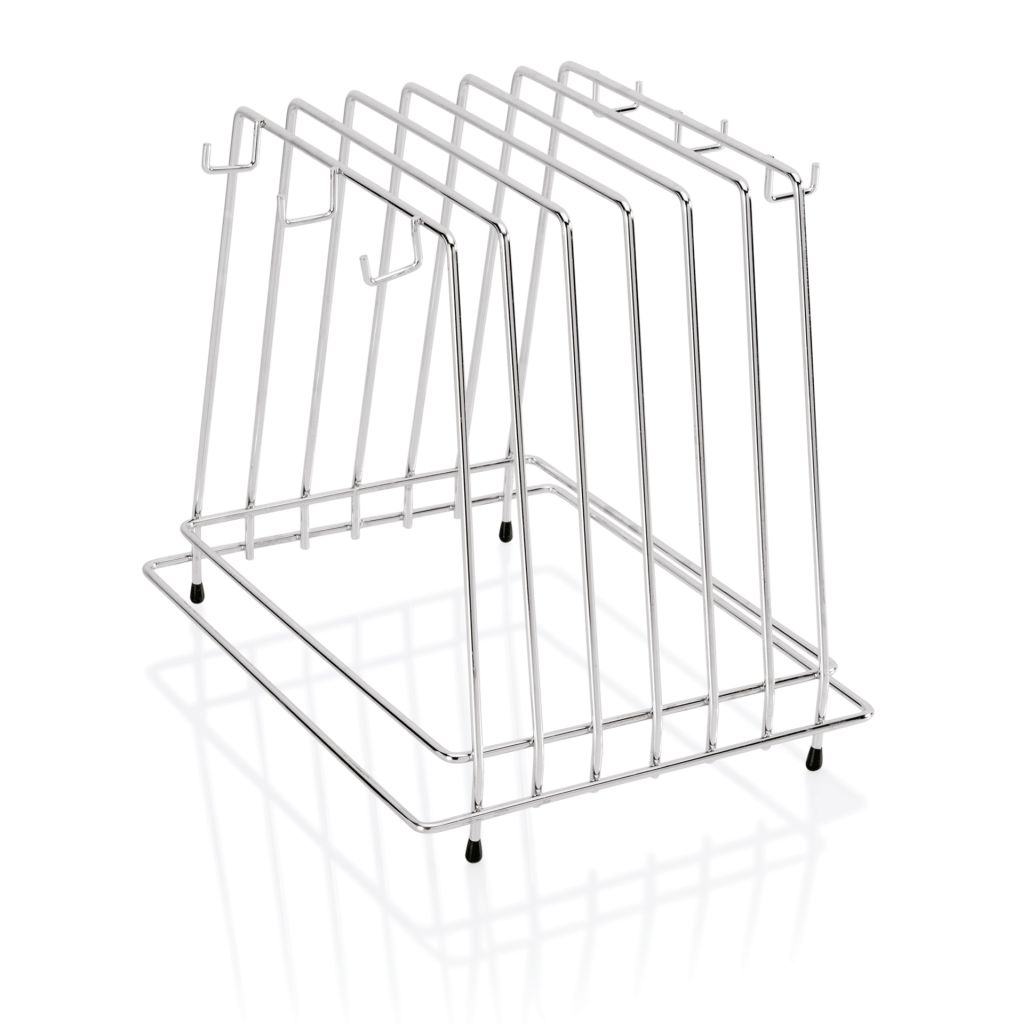 Schneidbretthalter für 6 Bretter aus Chromnickelstahl